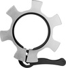Silver Zaciski Lock Jaw HMS ZG1500 2 sztuki