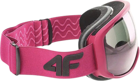 Gogle narciarskie dla dzieci 4F U042 fuksja neoen 4FJWAW24AGOGU042 55N