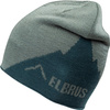 Męska czapka przejściowa zimowa beanie Elbrus Reutte zielono-szara