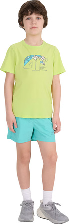 Koszulka dla chłopca 4F M1917 soczysta zieleń 4FJWSS25TTSHM1917 45S