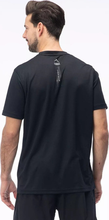Męska koszulka szybkoschnąca Elbrus Daven czarna rozmiar S
