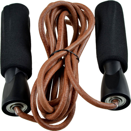 Skakanka skórzana z obciążeniem Profit Fit DK 1023