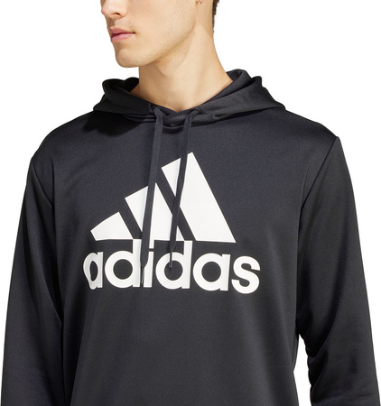 Dres męski adidas Terry Hooded Tracksuit czarny IP1610