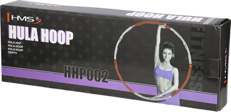Hula hop HMS HHP003 zieono-szary 1,5 kg 100 cm
