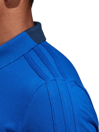 Koszulka męska adidas Condivo 18 Cotton Polo niebieska CF4375