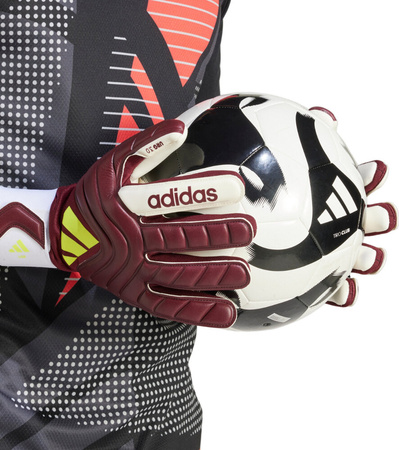 Rękawice bramkarskie adidas Copa GL League bordowe IQ4012