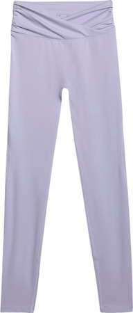 Legginsy damskie 4F FNK F369 jasny fiolet 4FWAW25TFTIF369 34S