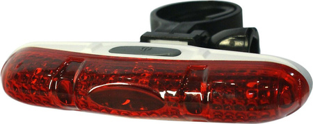 Lampka oświetlenie rowerowe na tył Dunlop 5 LED czerwone