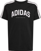 Koszulka dla dzieci adidas Codes Collegiate Graphic Tee czarna JL6139