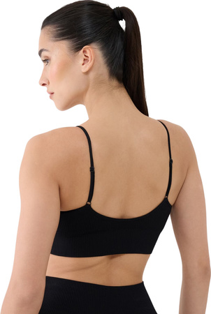 Stanik sportowy 4F F151 czarny 4FWSS25USBAF151 20S