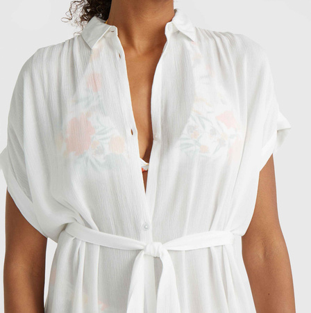 Damska Sukienka Cali Beach Shirt Dress snow white rozmiar M