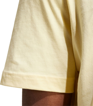 Koszulka męska adidas Essentials Single Jersey Embroidered Small Logo żółta IX0121