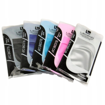 Czepek pływacki Legend Ucho srebrny