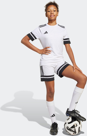 Spodenki dla dzieci adidas Squadra 25 białe JJ2422