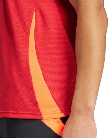 Koszulka męska adidas Tiro 24 Competition Polo czerwona IR7563