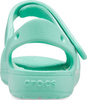 Crocs sandały dla dzieci Classic Cross Strap Charm miętowe 206947 3U3