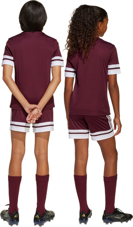 Spodenki dla dzieci adidas Squadra 25 bordowe JC8665