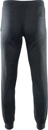 Męskie spodnie dresowe joggery Hi-tec Melian bawełniane ocieplane ciemnoszare rozmiar XXL