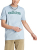 Koszulka męska adidas Essentials Single Jersey Linear Embroidered Logo Tee niebieska IJ8651