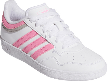 Buty dziecięce adidas Hoops 4.0 biało-różowe JI0900
