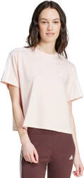 Koszulka damska adidas Essentials 3-Stripes Single Jersey Crop Top różowa IY4227
