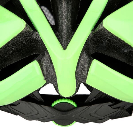 Kask rowerowy na rolki deskorolkę Nils Extreme MTW58 rozmiar XL (60-62 cm) biało-zielony