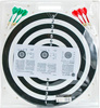 Tarcza do darta tablica papierowa 15" x 1/2" 38 cm   rzutki 6 sztuk