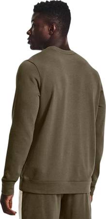 Bluza męska Under Armour UA Rival Terry Logo Crew zielona 1370391 361