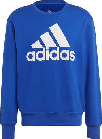 Bluza męska adidas Essentials French Terry Big Logo niebieska IC9325