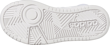 Buty dziecięce adidas Hoops Mid białe GW0401
