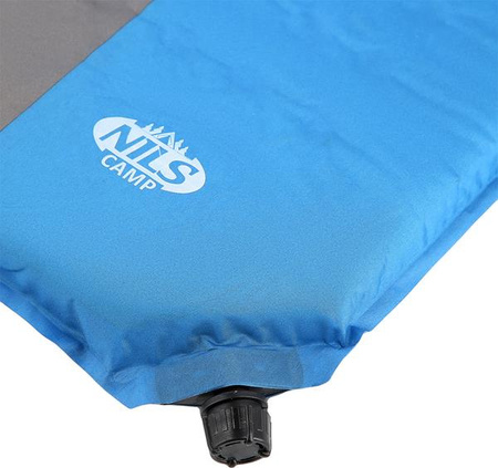 Mata samopompująca kempingowa turystyczna Nils Camp NC4340 niebiesko-szary