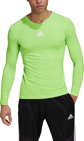 Koszulka termoaktywna męska adidas Team Base Tee jasnozielona GN7505