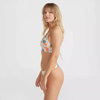 Damski strój kąpielowy dwuczęściowy O'neill WAVE SKYE BIKINI SET white bluemchen rozmiar 38