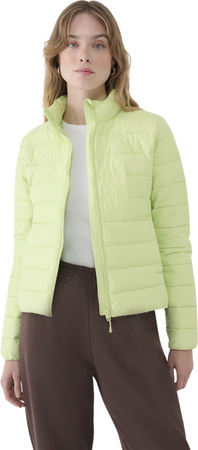 Kurtka damska puchowa 4F F533 zielona 4FWSS25TDJAF533 45S