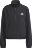 Kurtka damska adidas Train Essentials 3-Stripes czarno-biała JD6539