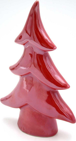 Choinka dekoracyjna czerwona 8,5x3,5x12,5cm