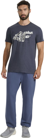 Koszulka męska 4F M3132 średni szary melanż 4FWAW25TTSHM3132 24M