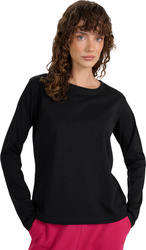 Koszulka damska 4F longsleeve F431 czarna 4FWMM00TLONF431 20S