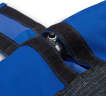 Bocianie gniazdo huśtawka Nils Camp NB5031 niebieskie średnica 100 cm