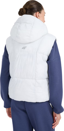 Kamizelka damska 4F F299 chłodny jasny szary 4FWAW25TVJAF299 27S