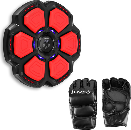 Elektroniczna Tarcza Bokserska Tb06 Muzyczna Boxing Machine + Rękawice MMA HMS