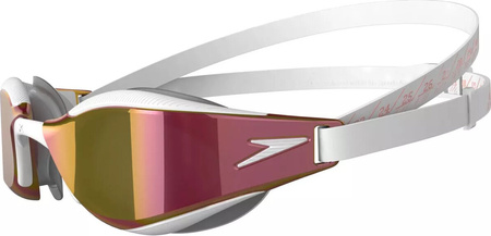 Okularki pływackie lustrzanki Speedo Fastskin Hyper Elite Mirror AU white/oxid grey/rose gold
