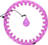 Hula hop violet z wypustkami i obciążnikiem HMS hhw12 plus size
