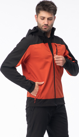 Męska kurtka przejściowa softshell Hi-tec Nikko membrana 10000mm rozmiar XXL