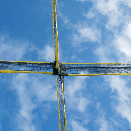 Słupki siatka do siatkonogi badmintona siatkówki Sunflex X-Net 3x3 m 73095