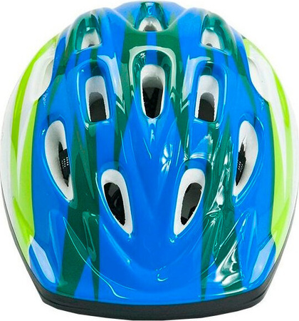 Kask rowerowy na rolki deskorolkę Allright Junior niebiesko-zielony rozmiar S 48 - 52 cm
