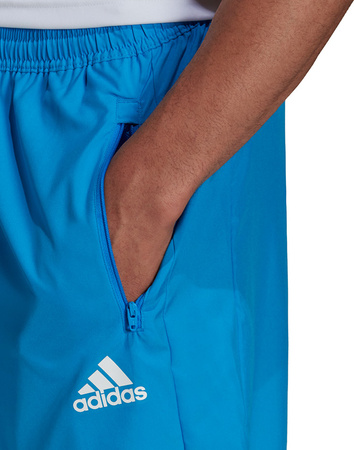 Spodenki treningowe krótkie męskie adidas Aeroready Designed 2 Move Woven Sport niebieskie HC6857