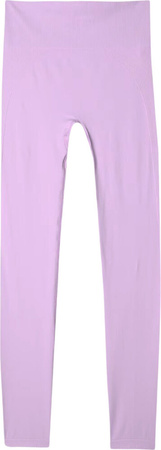 Bielizna termoaktywna termiczna bezszwowa legginsy spodnie damska 4F F153 jasny fiolet 4FWAW24USEAF153 52S