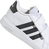 Buty dziecięce adidas Grand Court CF biało-czarne GW6527