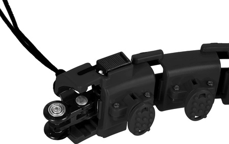 Hula hop z wypustkami i obciążnikiem One Fitness oha01 czarne